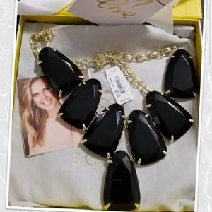 Brand New Kendra Scott Harlow, Black and Gold